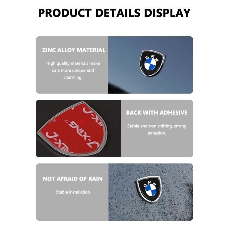 3D Metal Car Styling Sticker Emblem Badge Decals Automobiles For BMW M Sport M2 M3 M4 M5 M6 E46 E90 E60 F10 F20 E87 X3 X6