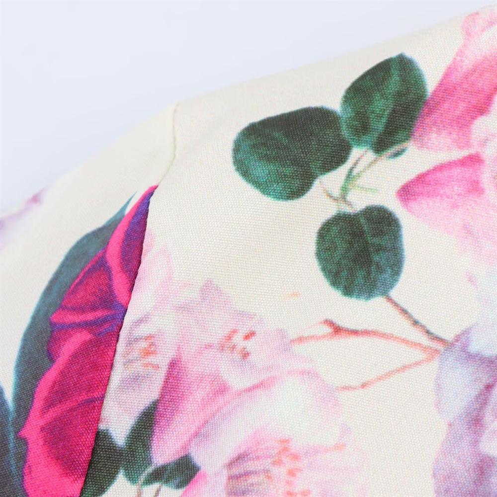 2025 Spring/Summer Women's Floral Turn-Down Collar Long-Sleeve Casual Shirt