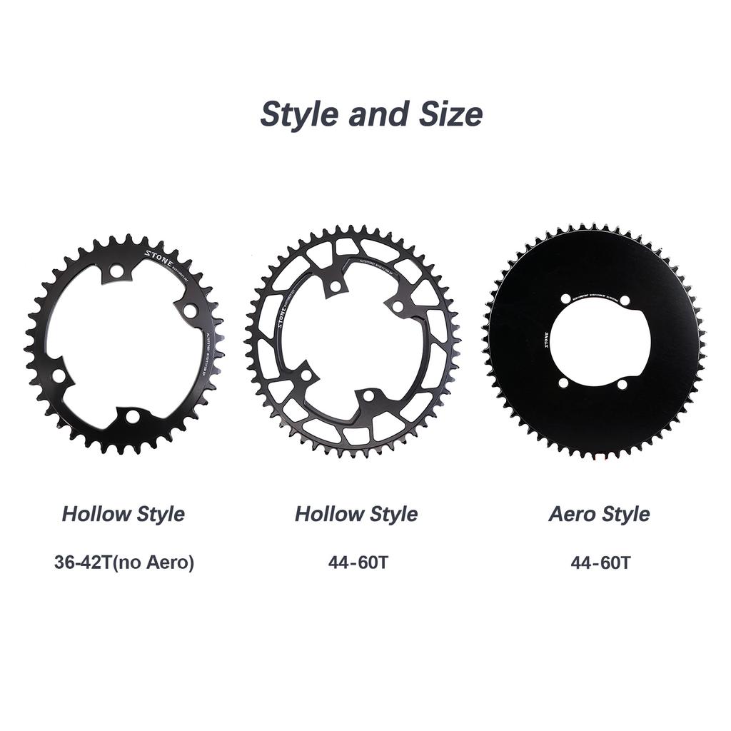 Stone Oval Chainring 110BCD for Shimano 105 R7100 UT R8100 DA R9200 110 Bcd 36T 42T 46T 48 50T 54 56 58T 60T 70T Road Bike 12s
