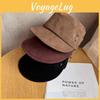 Color Solid Fashion Suede Women Casual Flat Top Hat For Autumn And Winter