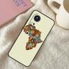 Africa Map Geogra Case For Honor X9a X8a X8b X9b X9c X8 X9 50 70 90 Lite Honor 200 Pro Magic 7 5 6 Lite Coque