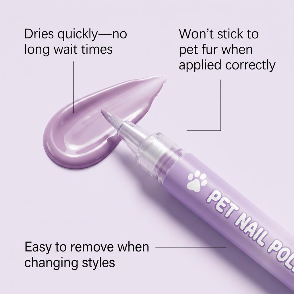 12 Colors Pet Nail Polish Pen Cat Dog Nail Art Pet Grooming Tool Washable Nail Paint Pen Quick Dry Fine Tip Pet Claw Decoration