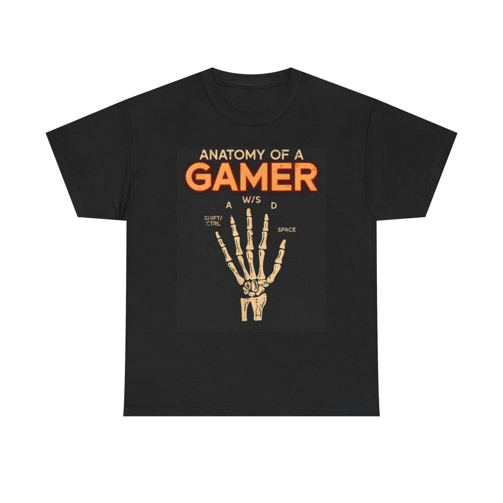 Men s and Women s T-shirts Anatomy Of A Gamer Graphic S