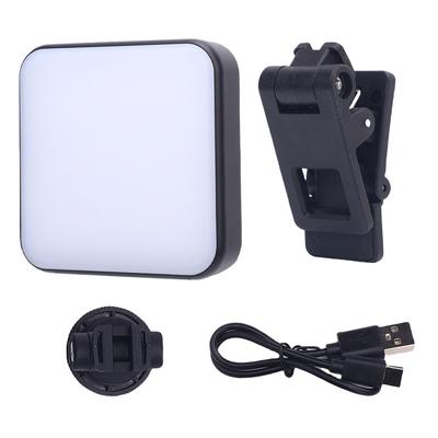 Bi Color Video Fill Light Dimmable Rechargeable LED Camera Fill Light with Cold Shoe Mount for Live