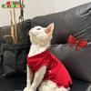 Canadian Sphinx Hairless Cat Clothes Internet Red Single Layer Thin Velvet Handsome German Cat Elastic Base Tank Top