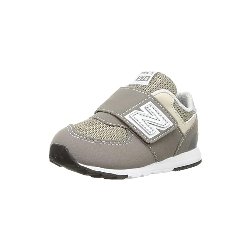 [New Balance] Kids' Sneakers NEW-B 574 Wide Fit Lightweight Velcro Baby GR (Gray) 13.0 cm W