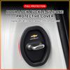 4Pcs Silicone Car Door Lock Protector Cover Auto Accessory Styling For Chevrolet Colorado Cruze Captiva Malibu Aveo Camaro Sonic Tahoe Impala Equinox