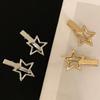 20 Pièces Pinces à Cheveux Fille Y2K Pince Bec de Canard en Métal Argenté Pinces à Cheveux pour Femmes Frange Latérale Dames Barrettes Accessoires pour Cheveux