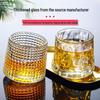 Kreatives Verdrehtes Whiskeyglas mit Fuß – Rotierende Transparente Bar-Tasse