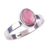 Natural Rhodochrosite Gemstone Handmade 925 Solid Sterling Silver Ring S.7 t2L64