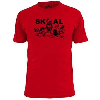Herren Skol Wikinger T-Shirt Nordisch Valhalla Skandinavien