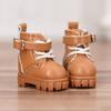 Dress Up Ob11 Shoes Pretend Play Obitsu 11 Doll Shoes DIY Toy Doll Leather Boots  1/12 Bjd
