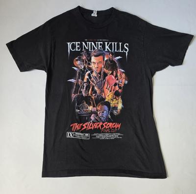 Ice Nine Kills Men's Black Shirt "The Silver Scream: Final Cut" Print — Size: M Unisex T-Shirt
