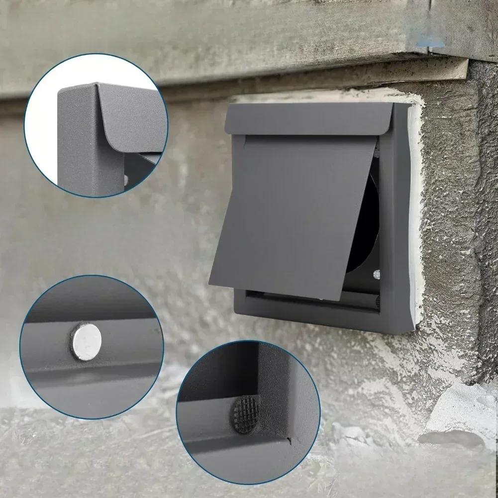 Airflow Enhancement 4 Inch Ventilation Appliance Ventilation 4 Inch Heavy Metal Construction Angled Damper Design