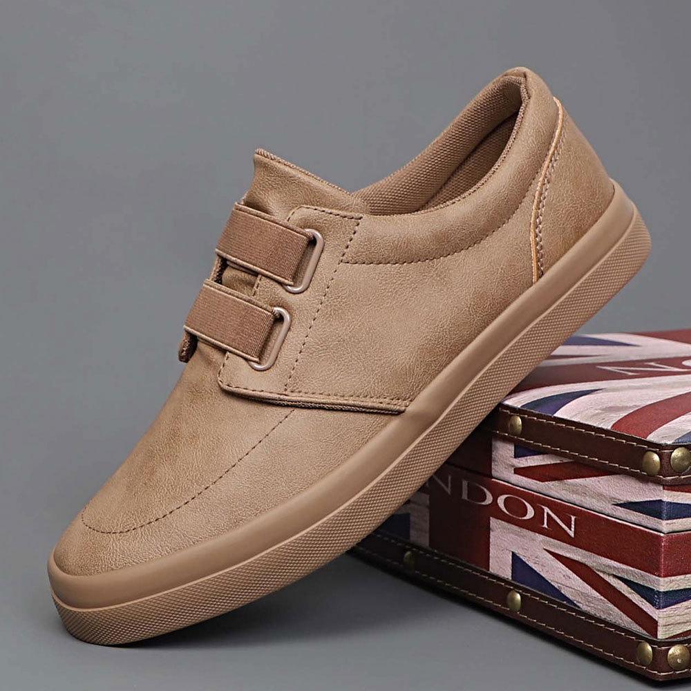 

Мужская обувь Baoda 24093 на мягкой подошве, модные кеды, осенний тренд, удобная повседневная обувь, мужские замшевые лоферы 44 хаки