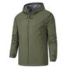 Men's Spring/Autumn Hooded Windbreaker Jacket - Lightweight, Windproof, Waterproof Outdoor Wear