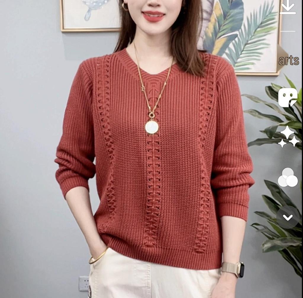 Stylish Retro Knit Cardigan for Spring/Autumn - Versatile, Age-Defying Layer for Women & Mothers