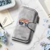 California Surfing Printed Long Wallet Fashion Casual Card Holder Portable Slim Purse for Daily Use