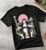 Anime Nezuko Blood Combust Demon Slayer Black TShirt