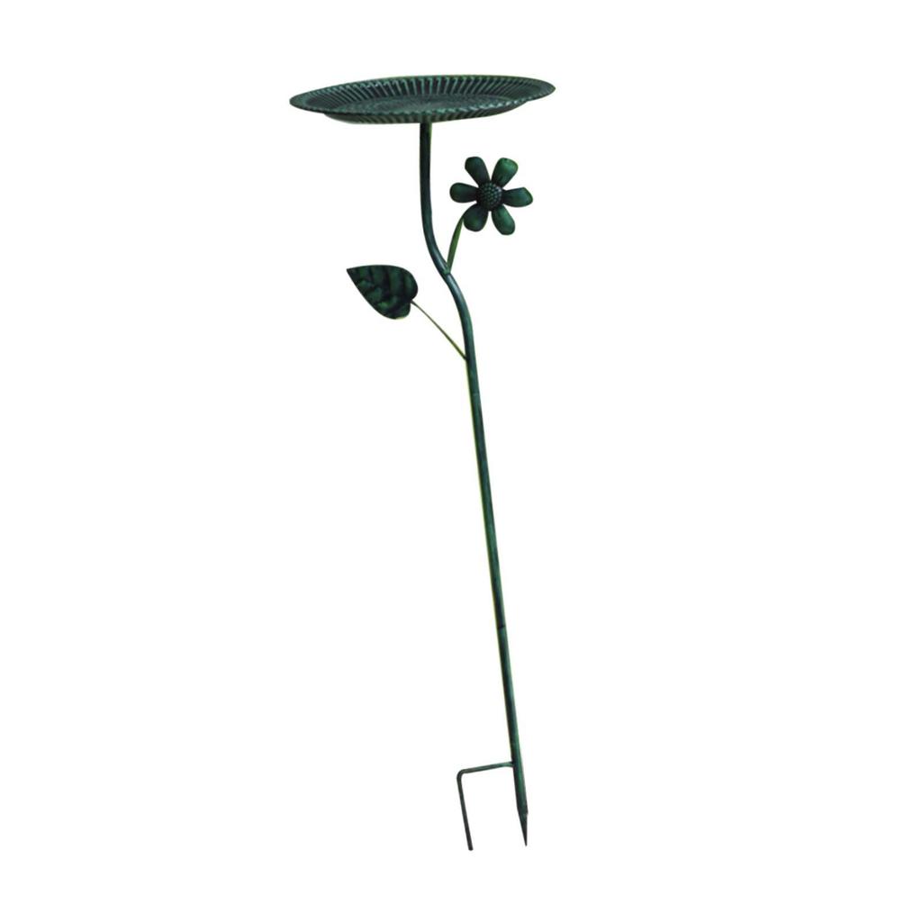 Bird Bath Bowl Easy to Install Drinking Sturdy Feeding Station Decoration Iron Birdfeeder for Garden Balcony Outdoor Porch Fence