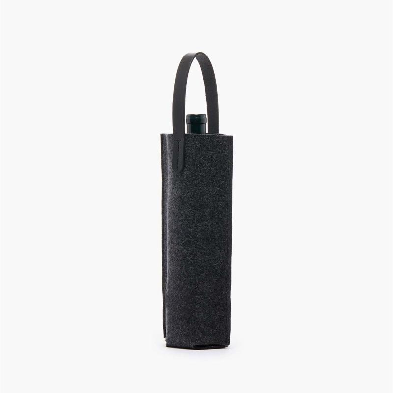 Wine Bag Felt Single Bottle Insulated Tote Bottle Wine Carrier Bag Padded Wine Cooler Gift For Wine Lovers Or Wedding