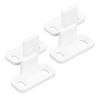 2Set Barn Door Stopper Carbon Steel Plastic White Hardware Accessories Fit for Dormitory Hotel Cabinet