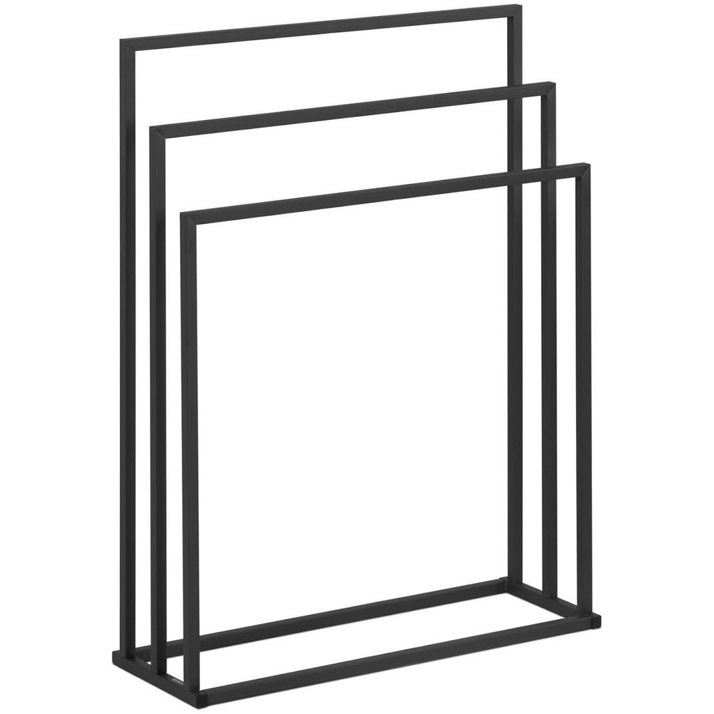 Loft Floor Stand for 3 Towels, Bathroom, Dark Gray