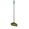 V Shaped Crevice Floor Scrub Brush With Stiff Bristles And Water Squeegee For Bathroom Kitchen Deep Cleaning