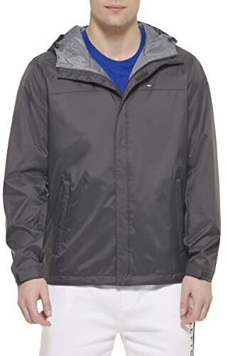 

Демисезонная куртка Tommy Hilfiger Легкая дышащая водонепроницаемая куртка с капюшоном темно-серого цвета M
