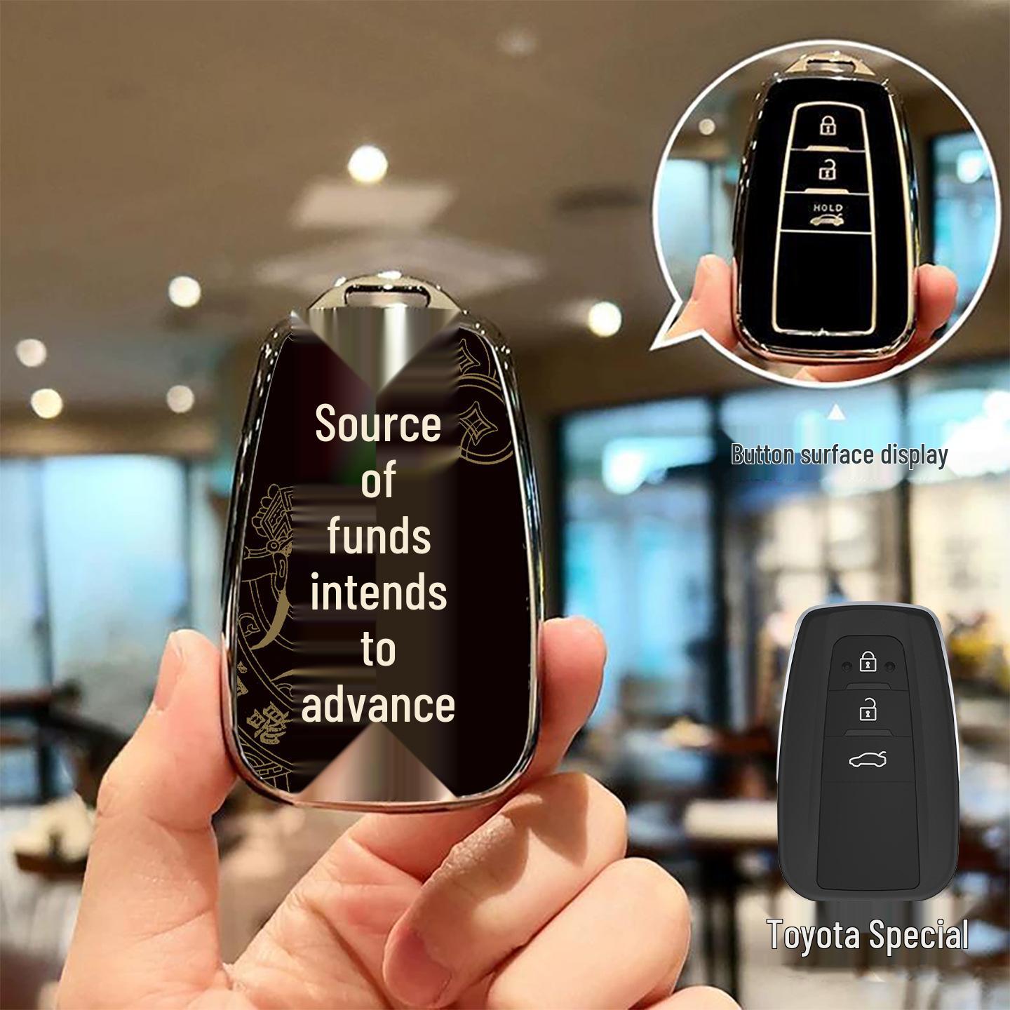 Toyota Key Covers: Compatible with Camry, RAV4, Corolla, Avalon, Levin, and Accessories