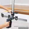 Cabinet Hardware Jig Tool - Wood Drilling Dowelling Guide for Installation of Handles Knobs On Doors and Drawer,Black
