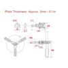 136KG Holding Capacity Quick Toggle Clamp Stainless Steel Welding Fixture Clamp  For Welding