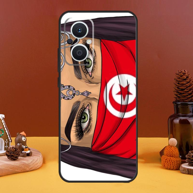 Tunisia Flag Map Case For OPPO Reno 5 Lite 4 6 7 8 10 Pro 11 F 4Z 5Z 8T OPPO Find X2 X3 Lite X5 X6 Pro Cover