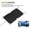 IP62 Waterproof Portable 10W Outdoor USB Solar Panel Mobile Power Charger High Efficiency