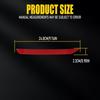 1 Red Passenger Lens Rear Bumper Reflector Marker For 2014-2017 Honda Odyssey SE