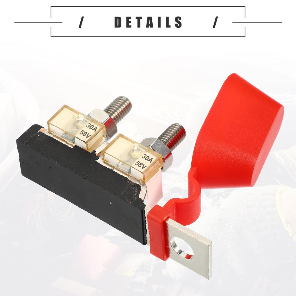 ACROPIX Terminal Fuse Block Kit Double Stud Max Voltage 58V