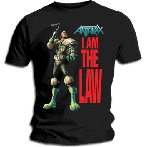 Anthrax I Am The Law Judge Dredd Shirt S M L XL XXL Heavy Metal Official T-shirt S