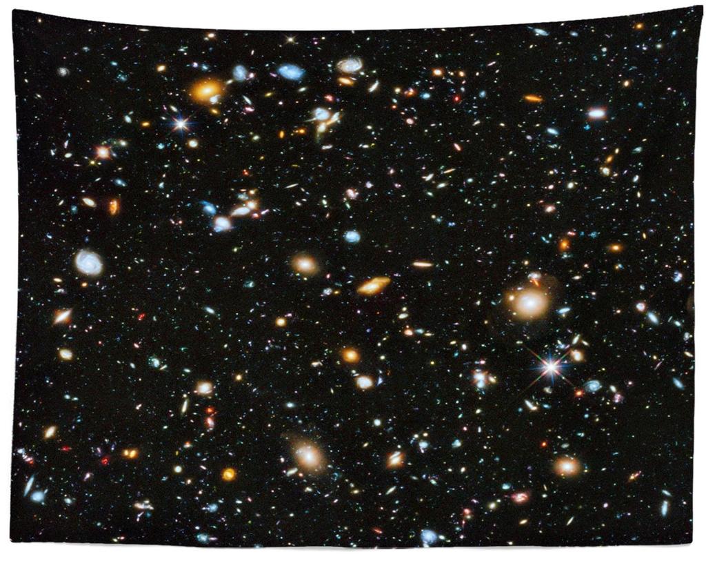 Galaxy Space Tapestry Outer Space Universe Colorful Nebula Starry Sky Background for Kids Girl Boy Artistic Party Decoration
