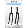 RIRO Folding Bicycle Fork For Brompton 16‘’ 355 1 1/4 1 3/8 Folding Bike Front Fork Carbon Fiber Bike Rigid Fork
