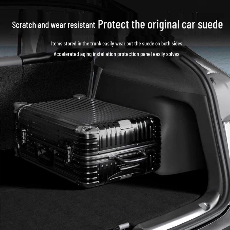 Flannel Protective Pads for Tesla Model Y Trunk Side Guards