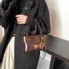 Simple and Stylish Handbag 2025 New Retro Texture Bucket Bag Trendy Solid Color Commuter Shoulder Oblique Span Bag