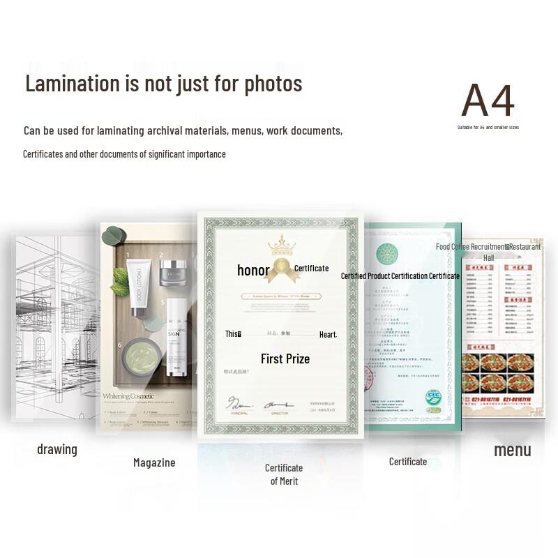 Deli A4 Laminator 2132 CN plug (adapter included)