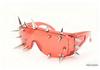 Cyberpunk Demon Sunglasses with Metal Rivets - Funny and Stylish Party Wear