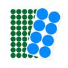 Colorful A5 Dot Stickers: Blank Round Adhesive Labels for Handwriting, Classification, and Sealing