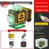 High-Precision Laser 12-Line Green Light Infrared Level Meter with 16 Floor Stickers