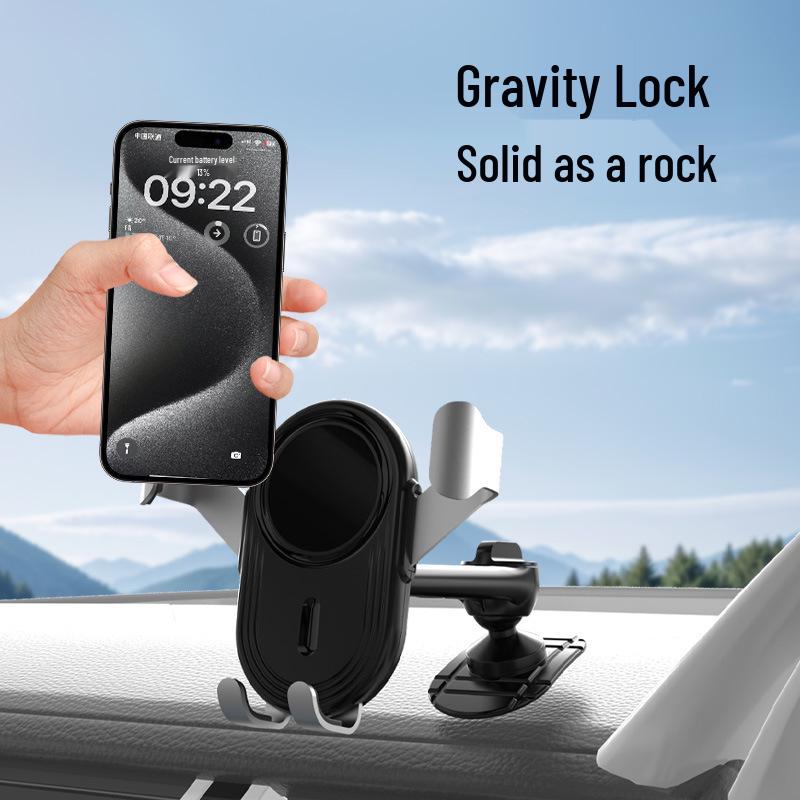 Car Dashboard Phone Holder with 360° Rotation