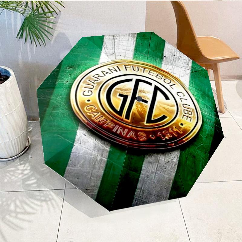 Football Club Emblem Printed Automatic Umbrella, 8-Frame for Travel, camping, Casual Umbrella, Essential Gift for  for family and friends