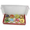 Christmas Edition Scented Candle Tin Set with Dried Flowers - Eight Soy Wax Essential Oil Candles