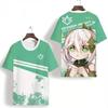3D Printed T Shirts Men/Women Anime Tee Casual Harajuku O-Neck Short Sleeve Top Clothing