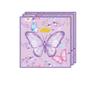 Purple Butterfly Themed Party Tableware Set: Includes Tablecloth, Plates, Cups, Napkins, and Decorations. Perfect for Birthday Celebrations.